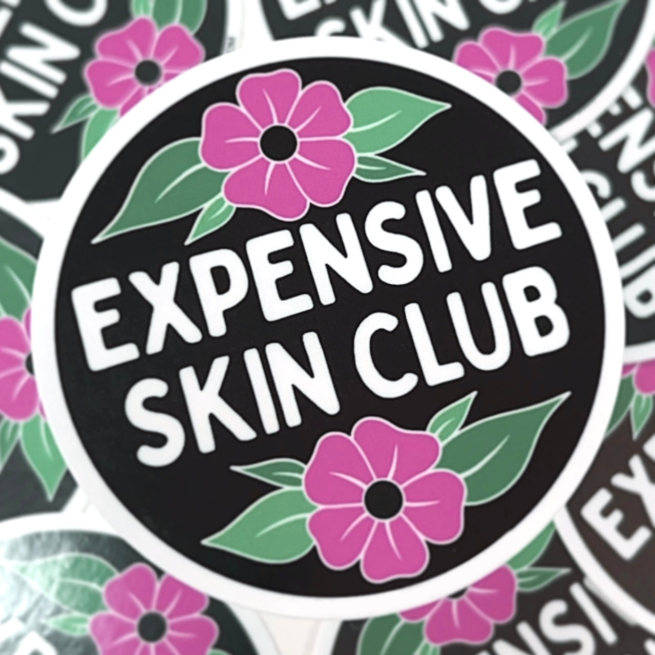 Expensive Skin Club Sticker