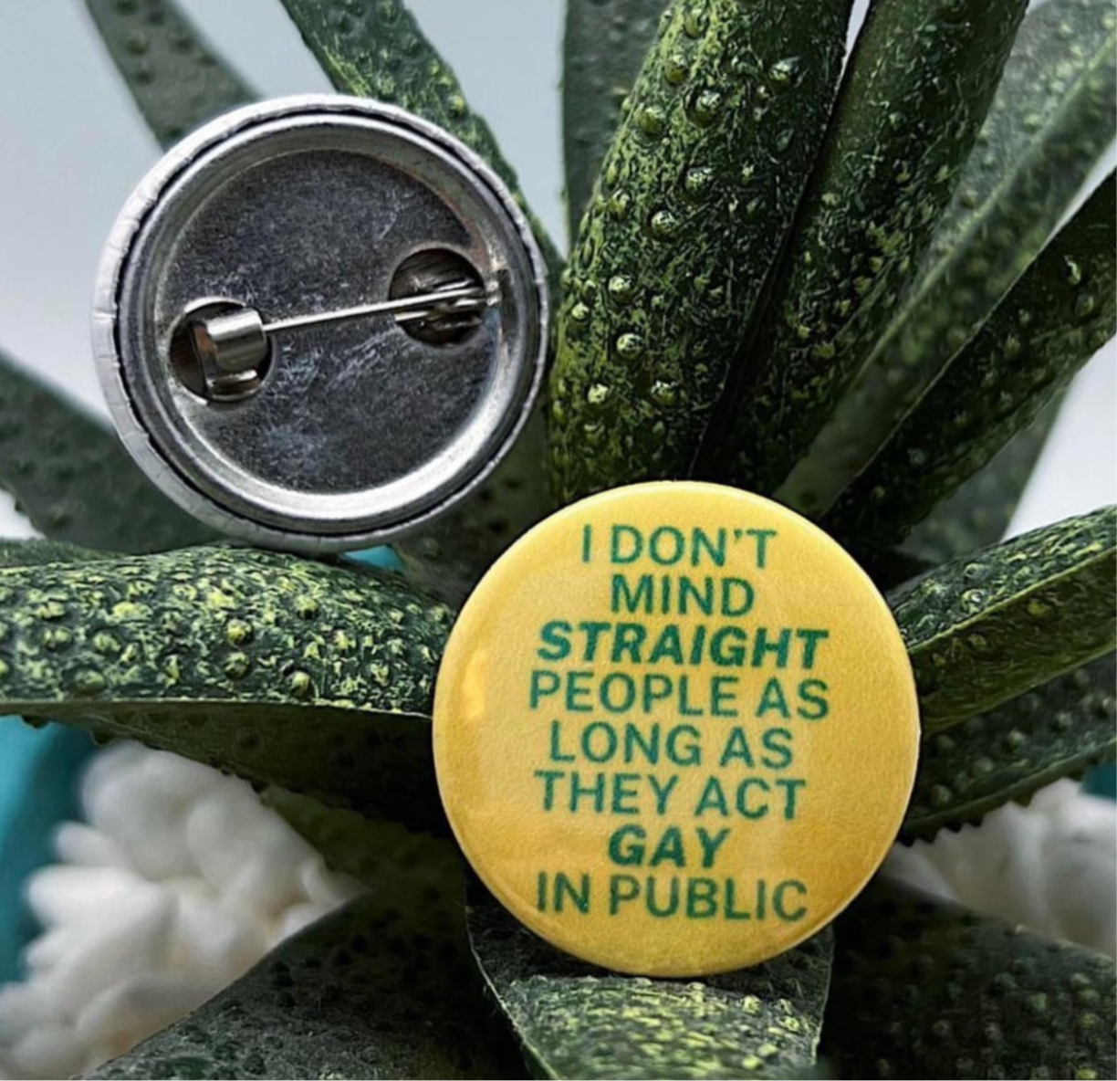 Vintage Pride Pin 1.25”