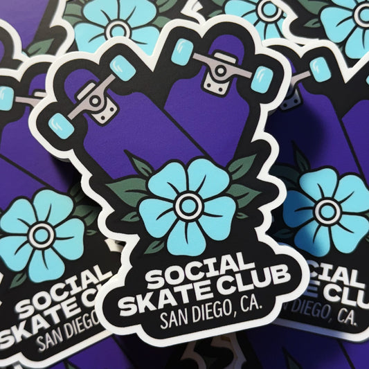 Longboard Heart SSC Sticker