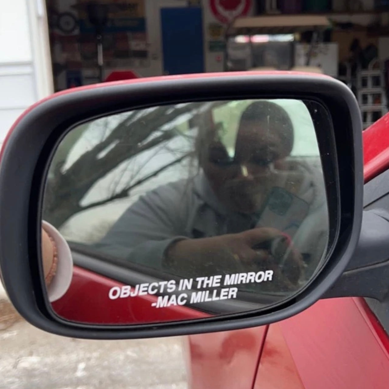Objects In The Mirror Decal