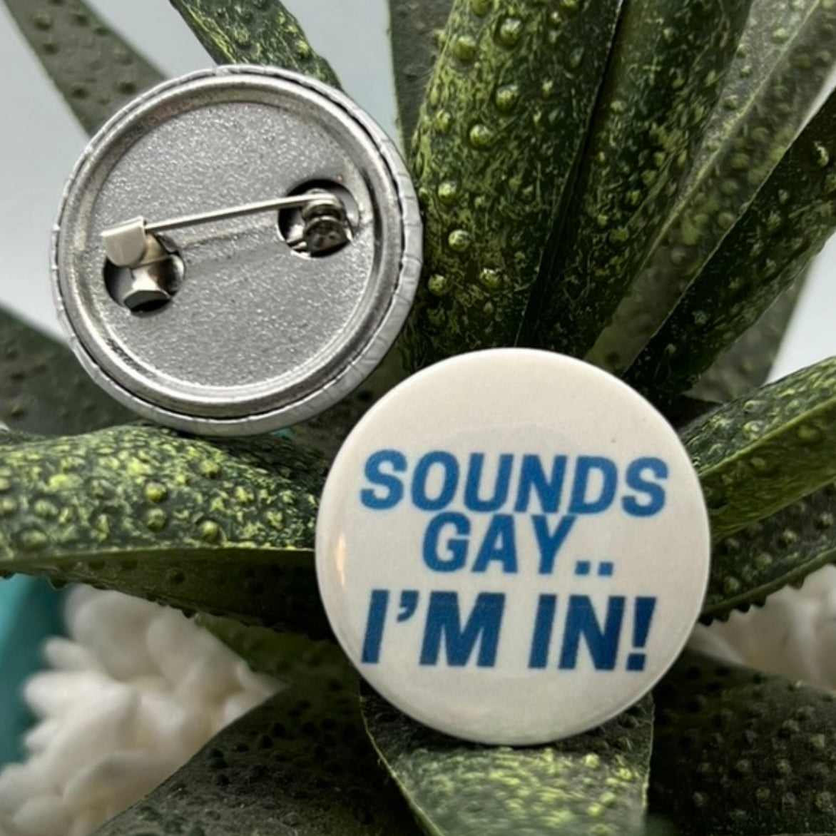 Vintage Pride Pin 1.25”