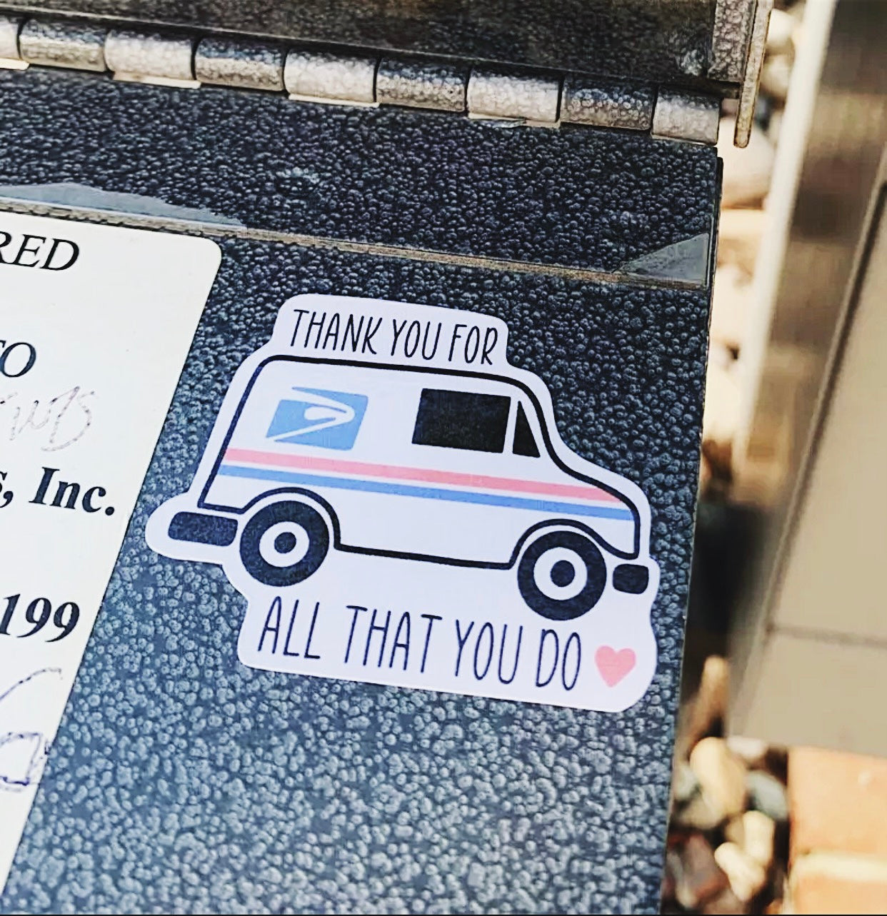 USPS Sticker