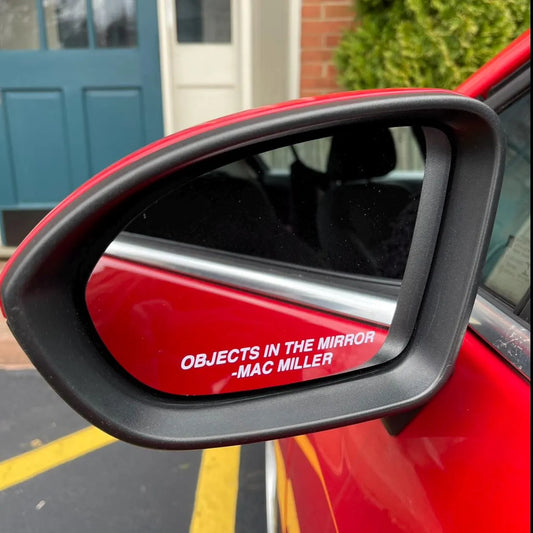 Objects In The Mirror Decal